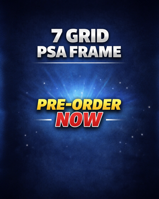 Pre Order: 7 Grid PSA/CGC Wall Frame 7x1 Layout