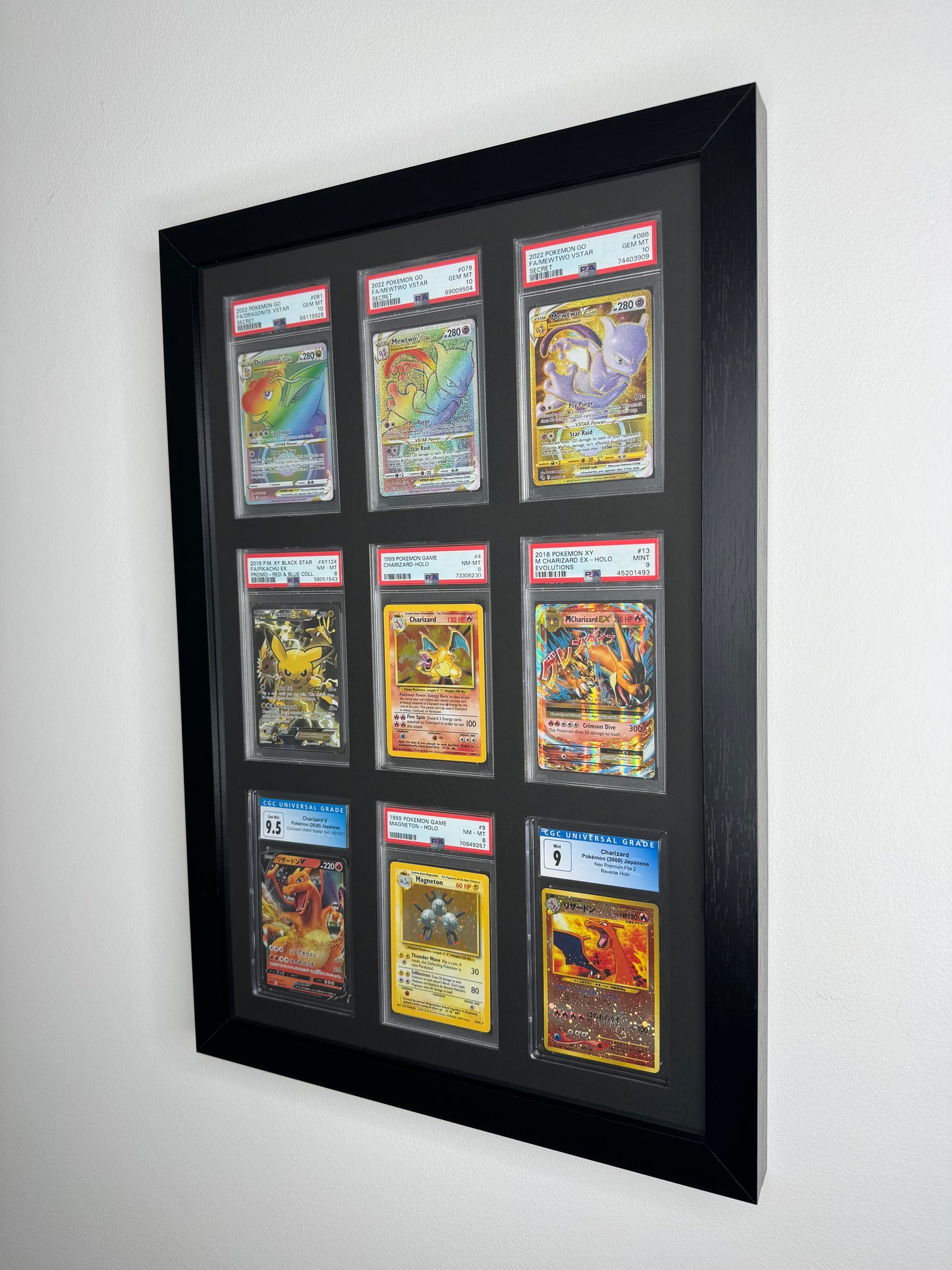 9 Grid PSA/CGC Wall Frame – CardMasterFraming